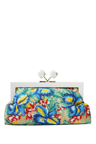 Oversize Floral Clutch