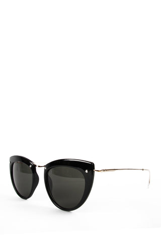 HELIX Black Cat Eye Sunglasses